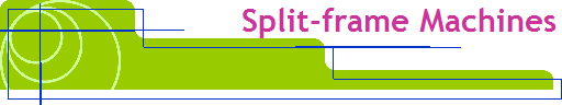 Split-frame Machines